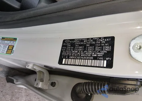 2022 Hyundai Kona Sel z USA, uszkodzony, nr VIN KM8K6CAB1NU808586